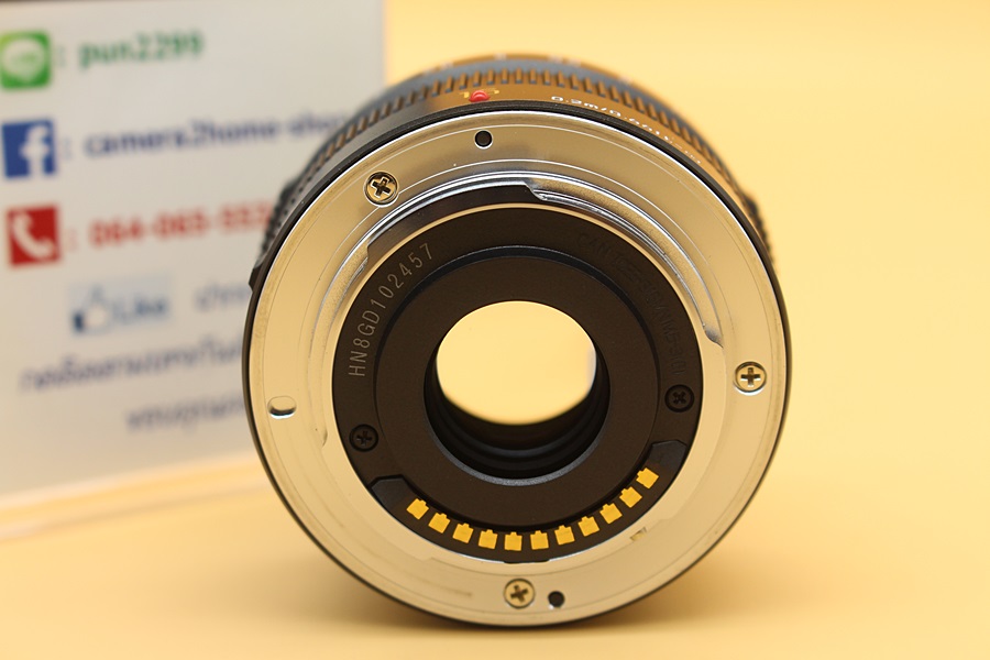 ขาย Lens Panasonic LEICA DG SUMMILUX 15mm F1.7 ASPH (สีดำ) สภาพสวยใหม่มาก อดีตประกันศูนย์ ไร้ฝ้า รา พร้อม Filter   อุปกรณ์และรายละเอียดของสินค้า 1.Lens Pan